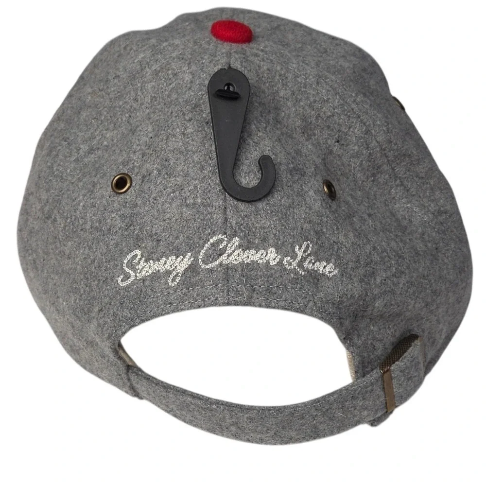 Stoney‎ Clover 47 Brand Kansas City Chiefs Hat Gray Red Wool Adjustable OSFA New